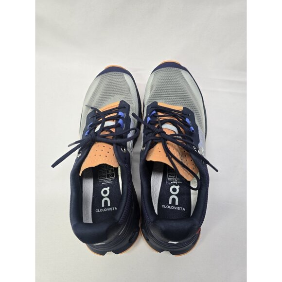 On Running Athletic Shoes - Navy and Orange - Picture 5 of 13